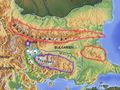 Gebirge In Bulgarien Balkan Topo De - Mapsof.net
