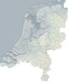 Gemeenten Relief 1400px - Mapsof.net