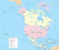 General Reference Map North America - Mapsof.Net Map