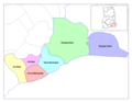 Greater Accra Districts - Mapsof.Net Map