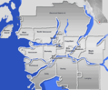 Greater Vancouver Area - Mapsof.Net Map