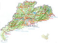 Guangdong Physical Map - Mapsof.net