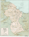 Co-operative Republic of Guyana - Mapsof.net