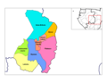 Haut Ogooue Departments - Mapsof.Net Map