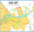 Havenplan Gent - Mapsof.Net Map