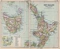 Historical Map New Zealand North Island (1913) - Mapsof.Net Map