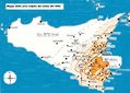 Historical Sesimic Map Sicily (1693) - Mapsof.net