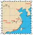 Historicalcapitalsofchina 1900 - Mapsof.net