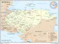 Honduras Political Map 1 - Mapsof.Net Map