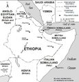 Horn of Africa And Southwest Arabia  Mid 1930s - Mapsof.Net Map