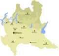 Hydrographic Map of Lombardy - Mapsof.Net Map