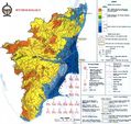 Hydrographic Map of Tamil Nadu - Mapsof.Net Map