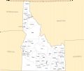 Idaho Cities And Towns - Mapsof.Net Map