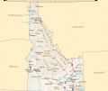 Idaho Reference Map - Mapsof.Net Map