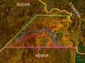 Ilemi Triangle Map 2 - Mapsof.Net Map