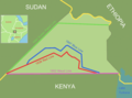 Ilemi Triangle Map 1 - Mapsof.Net Map