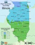 Illinois Plant Hardiness Zone Map - Mapsof.Net Map