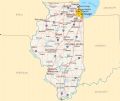 Illinois Reference Map - Mapsof.Net Map