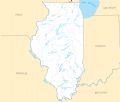 Illinois Rivers And Lakes - Mapsof.Net Map