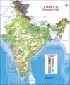 India Physical - Mapsof.Net Map
