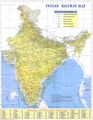 Indian Railways Map 1 - Mapsof.Net Map