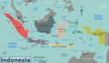 Indonesia Regions Map - Mapsof.Net Map