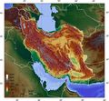 Iran Topo Blank - Mapsof.net