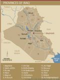 Iraqs Provinces - Mapsof.Net Map