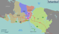 Istanbul Districts Map - Mapsof.Net Map