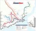 Istanbul Metro System Geographical Map - Mapsof.Net Map