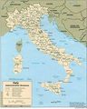Italy Division Administrative Map 1996 - Mapsof.Net Map
