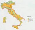 Italy Land Use Map 1972 - Mapsof.Net Map