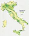 Italy Population Map 1972 - Mapsof.Net Map