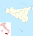 Italy Sicily Blank Map - Mapsof.Net Map