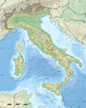 Italy Relief Map - Mapsof.net