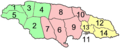 Jamaica Parishes Numbered2 - Mapsof.Net Map