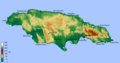 Jamaika Topo - Mapsof.Net Map