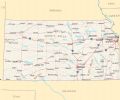 Kansas Reference Map - Mapsof.Net Map