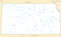 Kansas Rivers And Lakes - Mapsof.Net Map