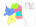 Kara Prefectures - Mapsof.Net Map