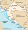 Karta Hrvatske - Mapsof.Net Map