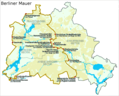 Karte Berliner Mauer De 1 - Mapsof.Net Map