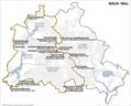 Karte Berliner Mauer En - Mapsof.Net Map