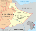 Karte Ogaden Haud Somali - Mapsof.Net Map