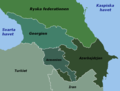 Kaukasien Politik - Mapsof.Net Map
