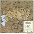 Kazakhstan 2001 Cia Map - Mapsof.Net Map