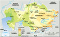 Kazakhstan Topographic Map - Mapsof.Net Map