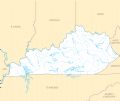 Kentucky Rivers And Lakes - Mapsof.Net Map