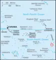 Kiribati Flint Highlighted - Mapsof.Net Map