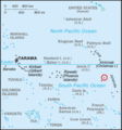 Kiribati Malden Highlighted - Mapsof.Net Map